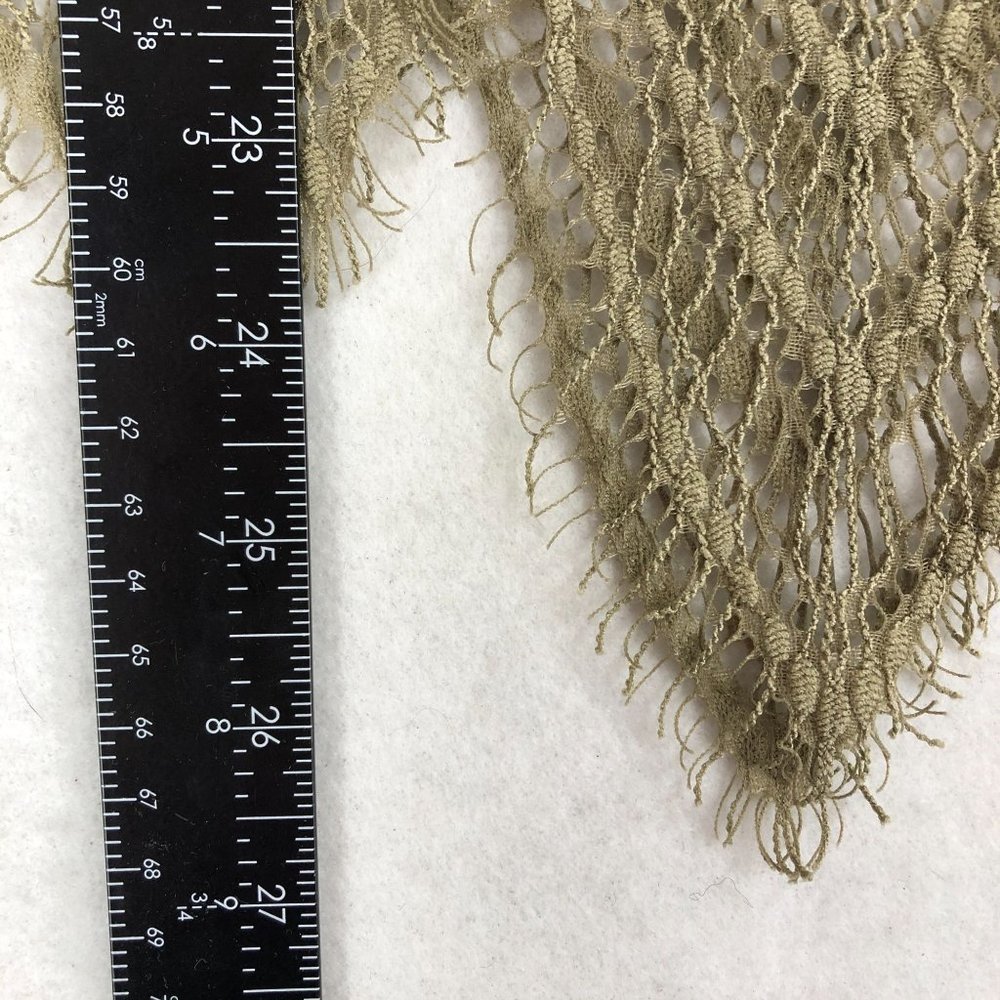 BKE Boutique Women's Size Small Olive Green Brown Eyelash Lace Scoop Tank Top - Picture 6 of 9